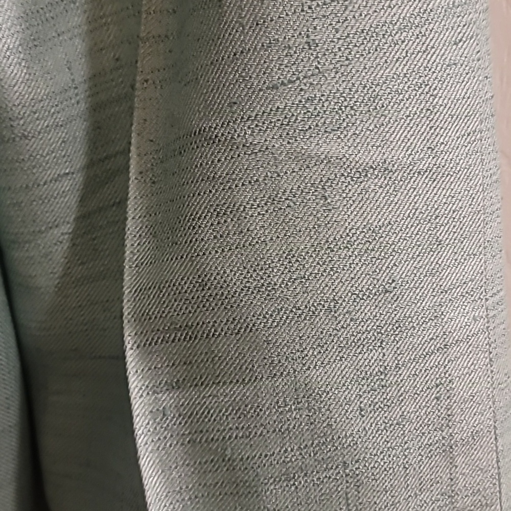 Vintage Light Green Or Aqua Wide Leg Linen Pants Sz 2 - Picture 5 of 6